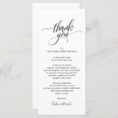 Programme Calligraphie moderne, Cadre Merci (Devant / Derrière)