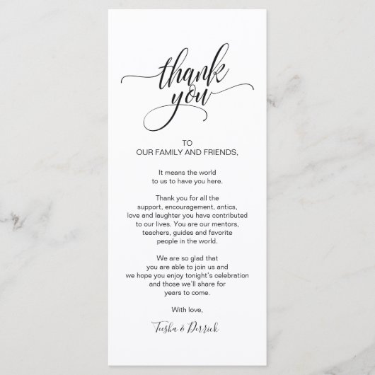 Programme Calligraphie moderne, Cadre Merci (Devant)