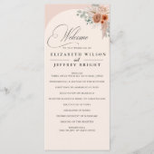 Programme Calligraphie rustique Boho Terracotta Pampas Maria (Devant)