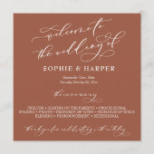 Programme Calligraphie simple et élégante Typographie Terrac (Devant)