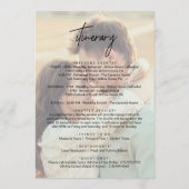 Programme Calligraphie Whimsical Mariage de photos (Dos)