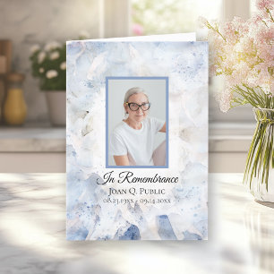 Programme Carnation bleue Carnation florale Service funérair