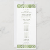 PROGRAMME CARREAUX ESPAGNOLS VERTS (Dos)