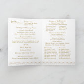 Programme catholique de mariage des fans victorien (Intérieur)