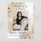 Programme Célébration de la pêche à la vie et de l'ordre de  (Devant)