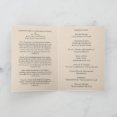 Programme Célébration de la vie Drapeau américain Funéraille (Intérieur)