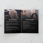 Programme Célébration de la vie / Funérailles / Mémorial en  (Intérieur)