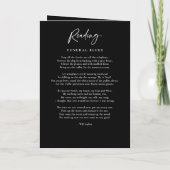 Programme Célébration de la vie Moderne 8-Photo Collage Élég (Dos)