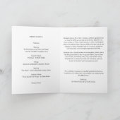 Programme Célébration de la vie Peinture Abstraite funéraire (Intérieur)