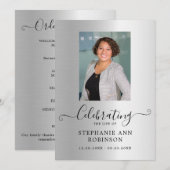 Programme Célébration de la vie Photo Ordre du service (Devant / Derrière)