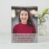 Programme Célébration de la vie Photo Simple funérailles com (Debout devant)