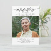 Programme Célébration de l'ordre de service funéraire à vie (Debout devant)