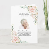 Programme Célébration des funérailles commémoratives de la v (Devant)