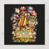 Programme Célébration du 250e anniversaire de l'indépendance (Dos)