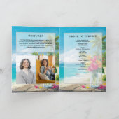 Programme Cérémonial de service funèbre floral de plage (Intérieur)
