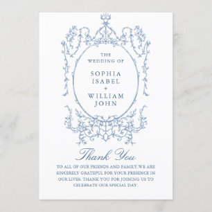 Programme Cérémonie de l'Ornat victorien Grace Dusty Blue Ma