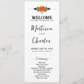 Programme Cérémonie de tous les Hallows Eve Halloween Rose M (Devant)