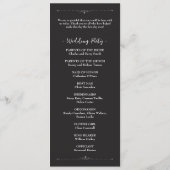 Programme Cérémonie de tous les Hallows Eve Halloween Rose M (Dos)