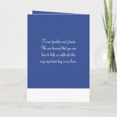 Programme Cérémonie des Mariages bleus nautiques (Dos)