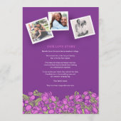 Programme Cérémonie d'histoire d'amour du coeur des tulipes (Dos)