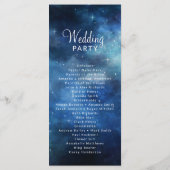 Programme Cérémonie du Mariage céleste de la Pleine lune du  (Dos)