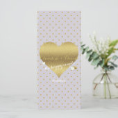 Programme Cérémonie du Mariage de la Polka Gold de Bride Co (Debout devant)