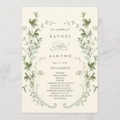 Programme Cérémonie du Mariage Fleur sauvage ivoirien (Devant)