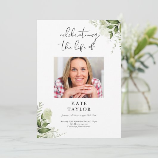 Programme Cérémonie funéraire Commémorative De Verdure Ordre (Debout devant)