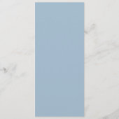 Programme Cérémonie Mariage classique d'élégance de script (Dos)