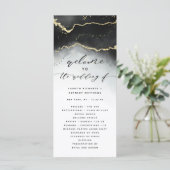 Programme Cérémonie Mariage Ethereal Mist Ombre Black Moody (Debout devant)