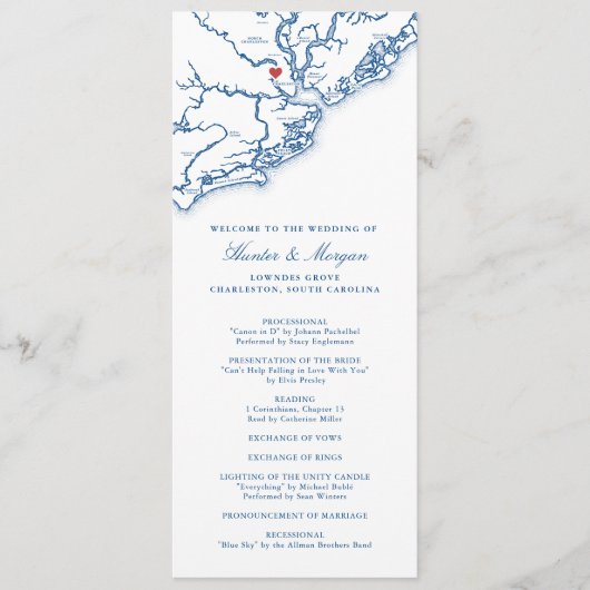 Programme Charleston Caroline du Sud Marine Destination Mari (Devant)