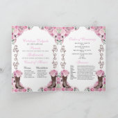 Programme Charro Quinceañera de l'Ouest rose (Intérieur)