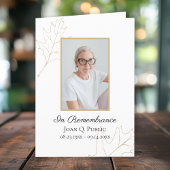 Programme Chêne d'automne Service funéraire Feuille Memorial