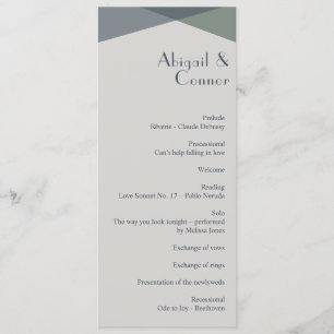 Programme Chic Abstrait géométrique Sage Marine Dusty Blue