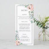 Programme Chic Dusty Rose Blush Roses Poppy FlorMariage (Debout devant)