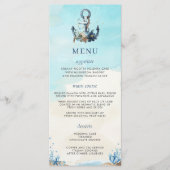 Programme Chic Nautical Ancre Beach Mariage de bord de mer M (Devant)