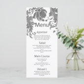 Programme Chic noir blanc parties scintillant dentelle fleur (Debout devant)