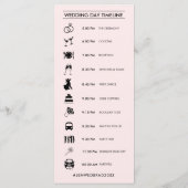 Programme Chronologie du Mariage d'or du Rose géométrique |  (Dos)