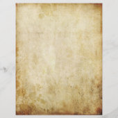 Programme chronologique vintage du Mariage antique (Dos)