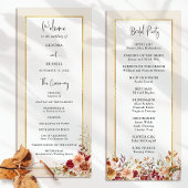 Programme Chute dorée Terracotta Floral