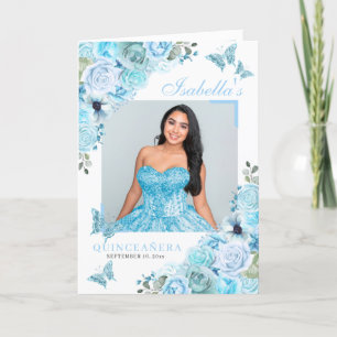 Programme Ciel Floral Quinceanera Tiara Papillons