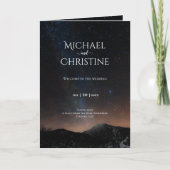 Programme Ciel nocturne mariage sous les étoiles (Devant)