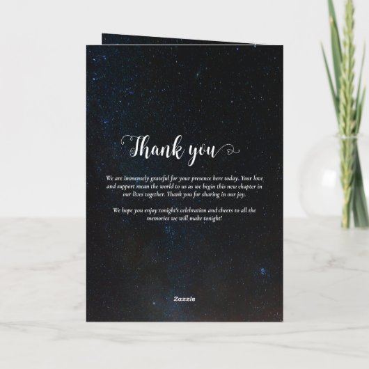 Programme Ciel nocturne mariage sous les étoiles (Dos)