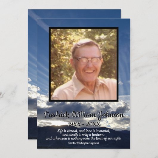 Programme Citer le coucher de soleil avec les lignes nuageus (Devant / Derrière)