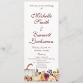 Programme Citrouille d'or de Bourgogne automne Mariage d'aut (Devant)