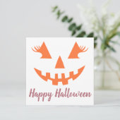 Programme Citrouille personnalisée Jack O Lantern Halloween  (Debout devant)