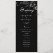 Programme Classic Gothique Noir Mariage plat (Devant)