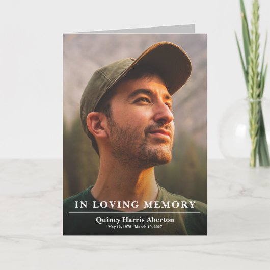 Programme Classic In Love Memory Memorial Program (Devant)