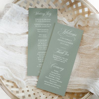 Classic Italien Élégance Sage Green | Mariage