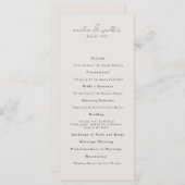 Programme classique de mariage à la crème et au ch (Devant / Derrière)